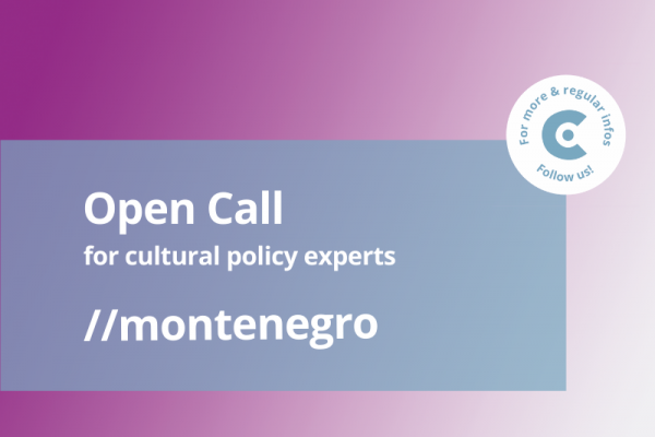 Open Call for Experts for Montenegro