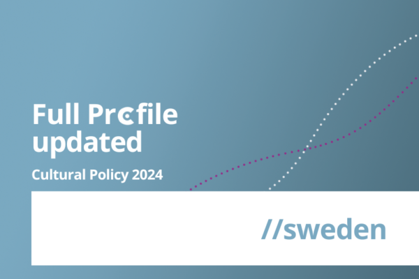 Cultural policy report Sweden